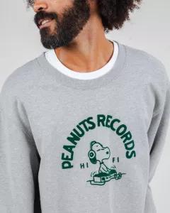 Brava Fabrics - Sweatshirt Peanuts Records Brava Fabrics - Sweatshirt Peanuts Records