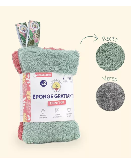 Set of 2 Washable and Reusable Sponges