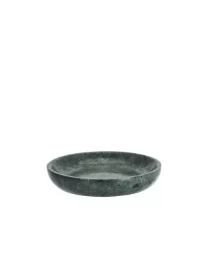 Madame Stoltz - Plateau rond en marbre vert 