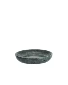 Madame Stoltz - Plateau rond en marbre vert 