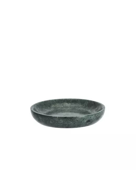 Round White Marble Tray