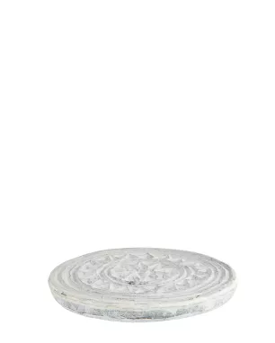 Round Green Marble Tray