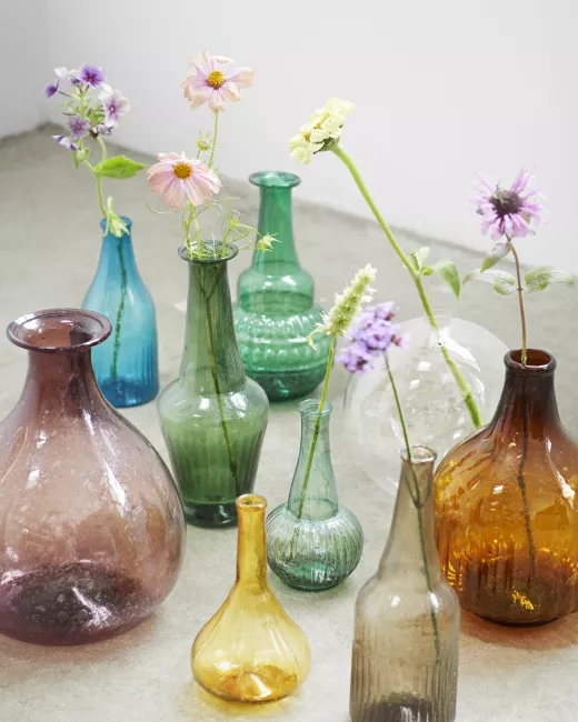 Madame Stoltz - Vase en verre recyclé