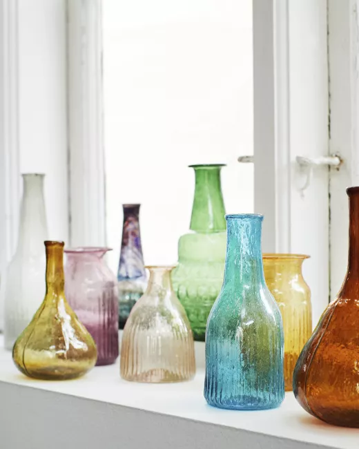 Madame Stoltz - Vase en verre recyclé