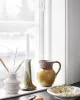 Vaas van gerecycleerd glas