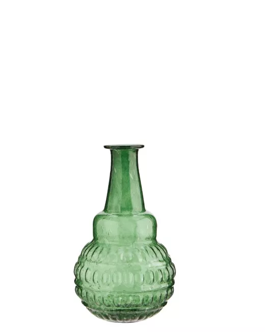 Vaas van gerecycleerd glas