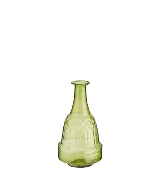 Vaas van gerecycleerd glas