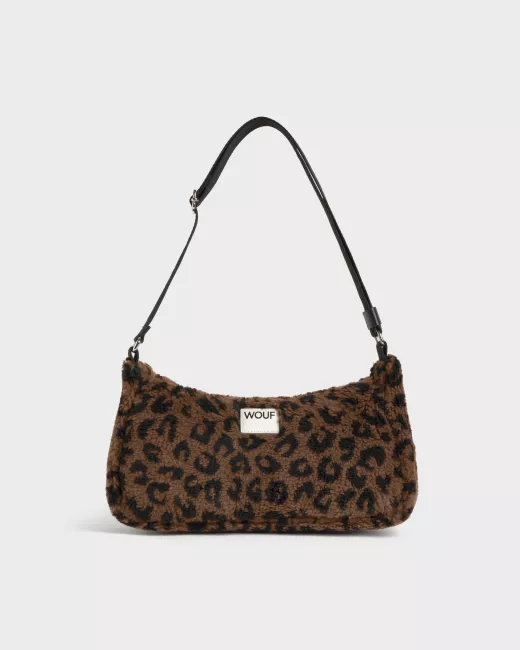100% recycled half moon crossbody bag