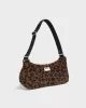 100% recycled half moon crossbody bag