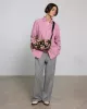 100% recycled half moon crossbody bag