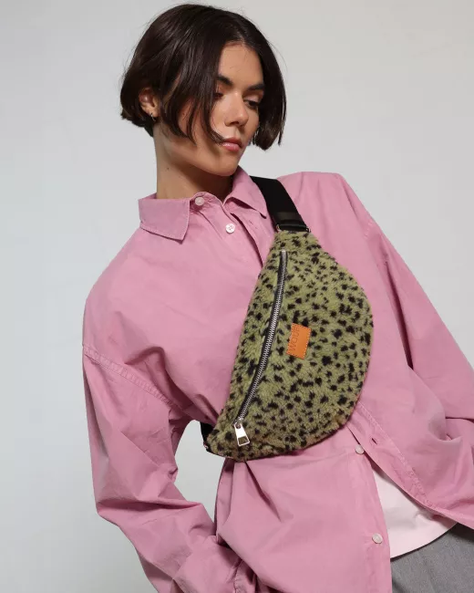 WOUF - Sac banane en polaire sherpa