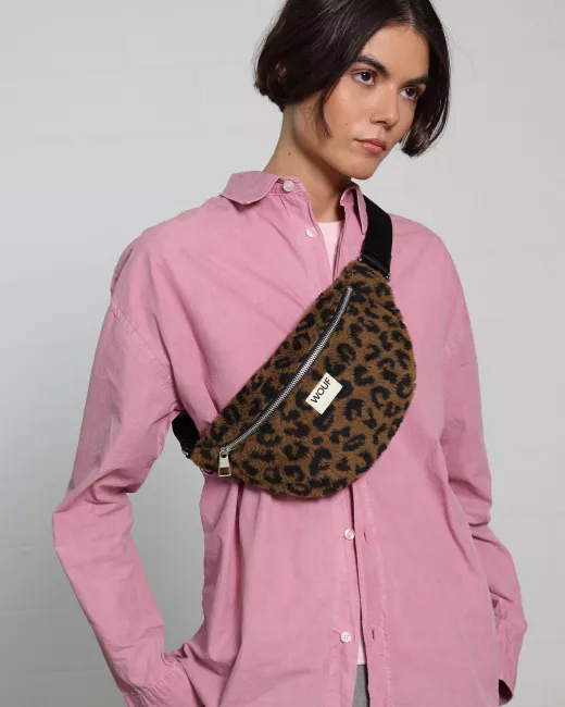 WOUF - Sac banane en polaire sherpa