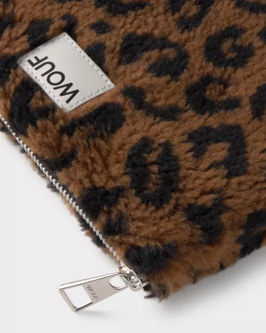 Pouch made from 100% recycled fabric