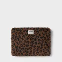 Housse pour ordinateur portable en polaire sherpa