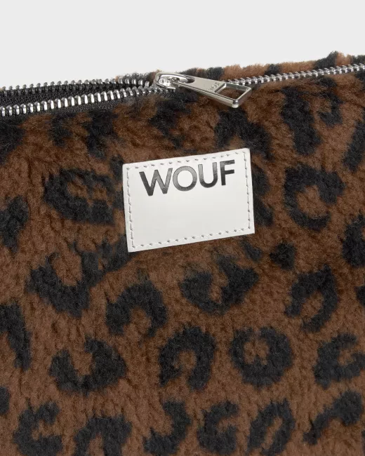 Housse pour ordinateur portable en polaire sherpa