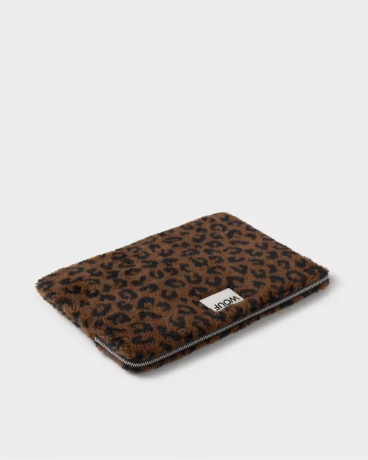 Sherpa fleece laptop sleeve