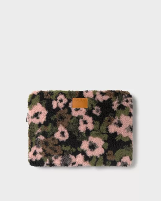 Sherpa fleece laptop sleeve