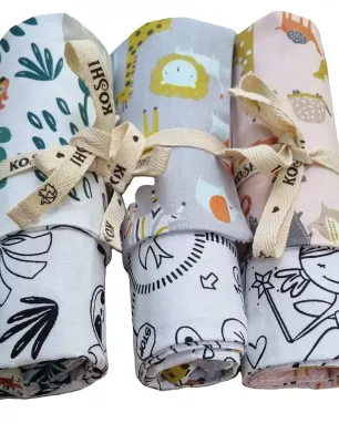 MOUCHOIRS KOSHI – Set de table à colorier lavable