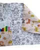Washable colouring placemat
