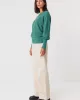 Organic cotton knit sweater IBAR