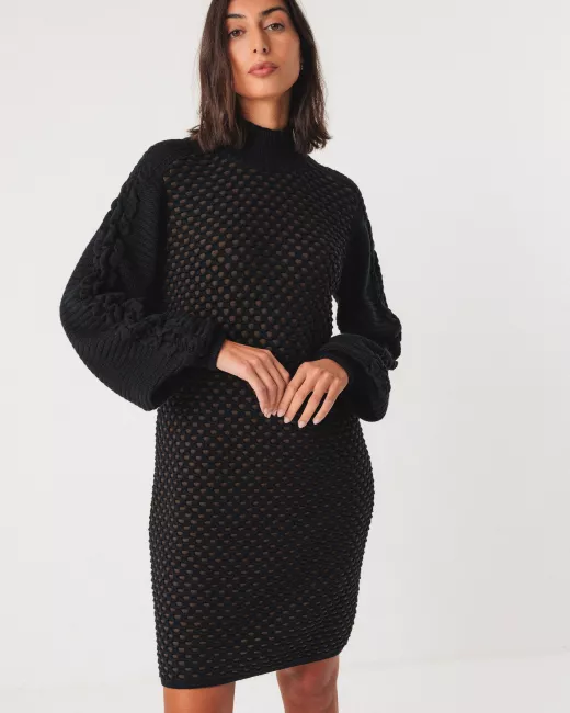 Organic cotton knit sweater IBAR