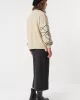 Organic cotton knit cardigan ELIXANE