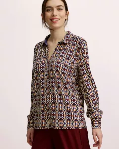 Ruime blouse van EcoVero™ Ruime blouse van EcoVero™