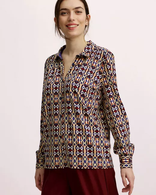 TRANQUILLO - Chemisier en viscose EcoVero™