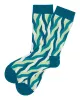 Organic cotton patterned socks JADE