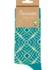 Organic cotton patterned socks DEEP LAGOON