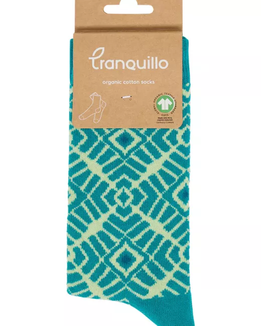 TRANQUILLO - Chaussettes BAY en coton bio à motif 