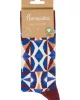 TRANQUILLO - Chaussettes FIRED BRICK en coton bio à motif 