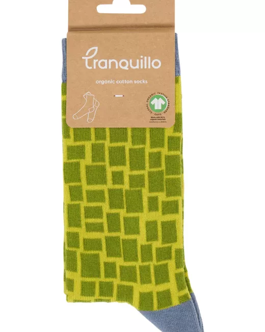 Organic cotton patterned socks CITRONELLE