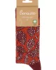 TRANQUILLO - Chaussettes FIRED BRICK en coton bio à motif