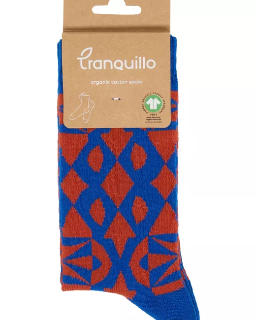 TRANQUILLO - Chaussettes INK en coton bio à motif
