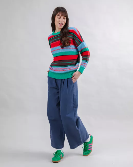 Organic cotton knit sweater IBAR