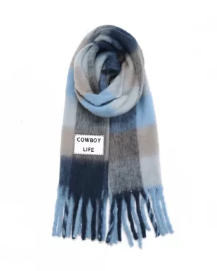 Maxi Écharpe en fibres recyclées