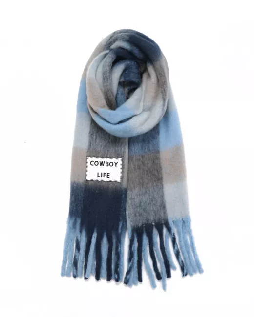 Maxi Écharpe en fibres recyclées