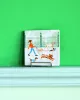 Handcrafted decorative ceramic tiles 10x10cm