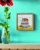Handcrafted decorative ceramic tiles 10x10cm