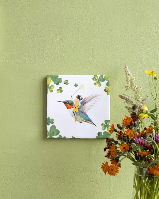 Handcrafted decorative ceramic tiles 10x10cm