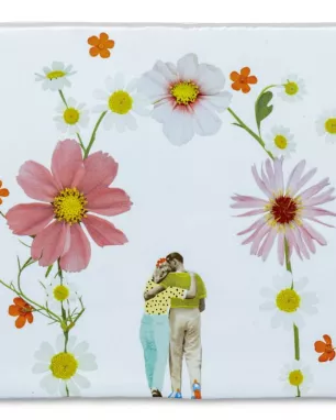 Handcrafted decorative ceramic tiles 10x10cm Handcrafted decorative ceramic tiles 10x10cm