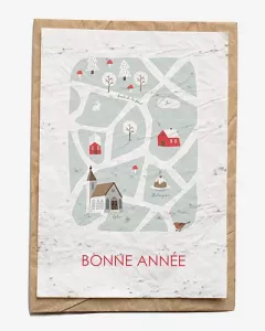 Bloeikaart - Bonne année Bloeikaart - Bonne année