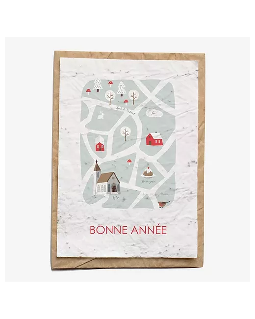 Seeded card - Bonne année