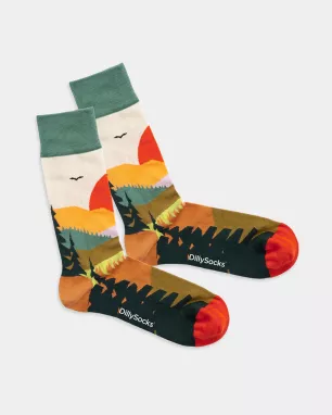 Kleurrijke sokken met motief - Alpaca Gang Kleurrijke sokken met motief - Alpaca Gang