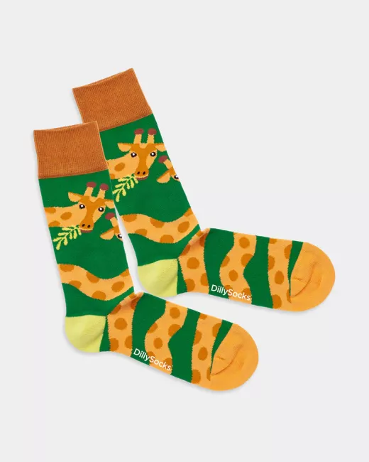 Colourful patterned socks - Forest Sunset