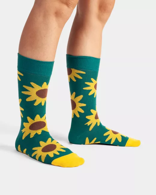 Kleurrijke sokken met motief - Green Longneck