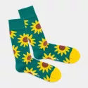 Colourful patterned socks - Blooming Sunflower
