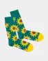 Colourful patterned socks - Blooming Sunflower