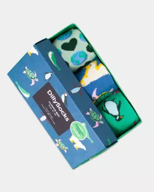 Box 3 pairs of Colourful patterned socks - Paws & Friends Box 3 pairs of Colourful patterned socks - Paws & Friends